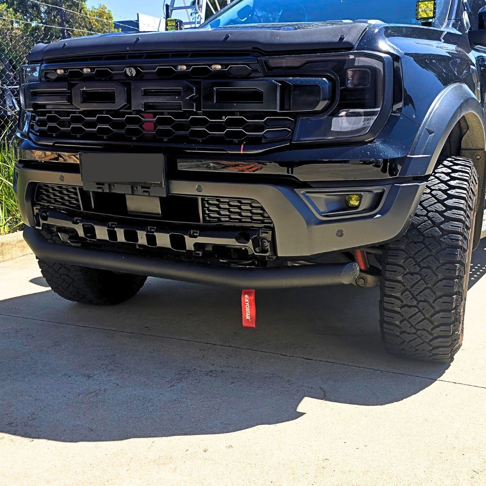 Low Profile Steel Nudge Bar suits Ranger Next Gen 2022 onwards Front Grill Bull Bumper Guard Low Style