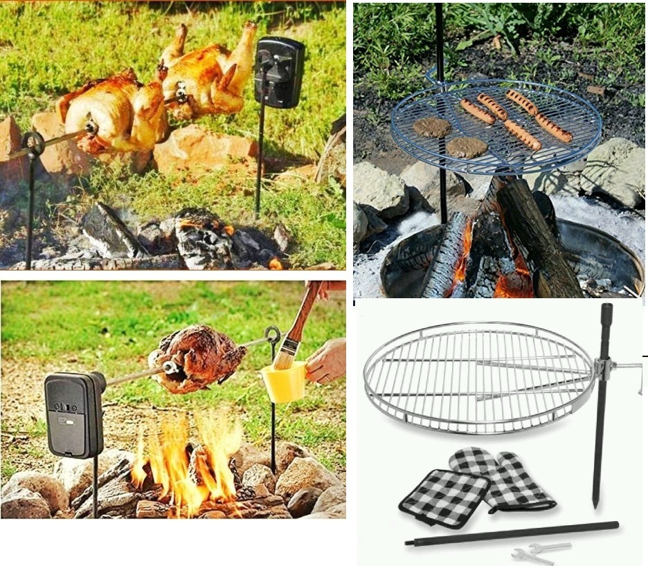 Spit Grill and Campfire grill package