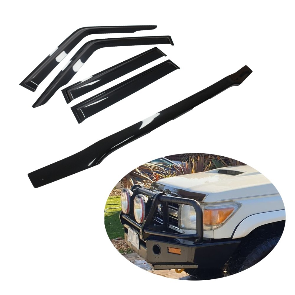 Bonnet Protector & Weather Shield Suitable For Landcruiser 70 76 78 79 Series 2007 - 2016 Land Cruiser 