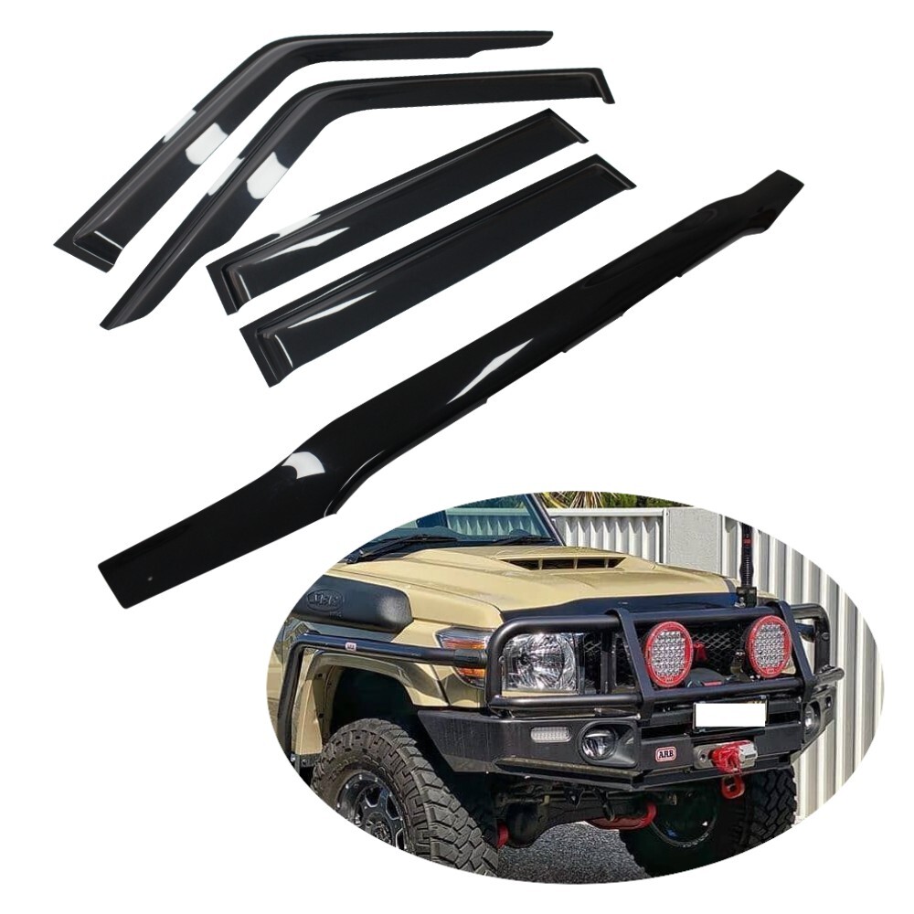 Bonnet Protector & Weather Shield Suitable For Landcruiser 70 76 78 79 Series 2017+ Onwards Land Cruiser