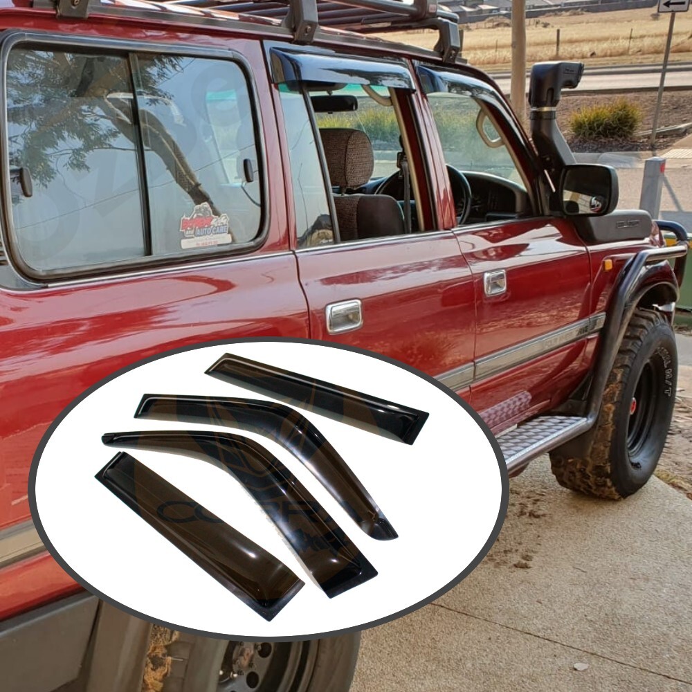 Injection Weather Shields suitable for LAND CRUISER 80 SERIES 1990-1997