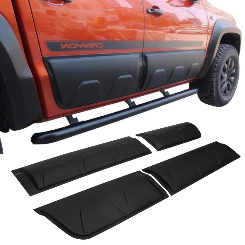 Side Door Monster Cladding FITS Volkswagen Amarok 2010 2011 2012 2013 2014 2015 2016 2017 2018 2019 Matte Black