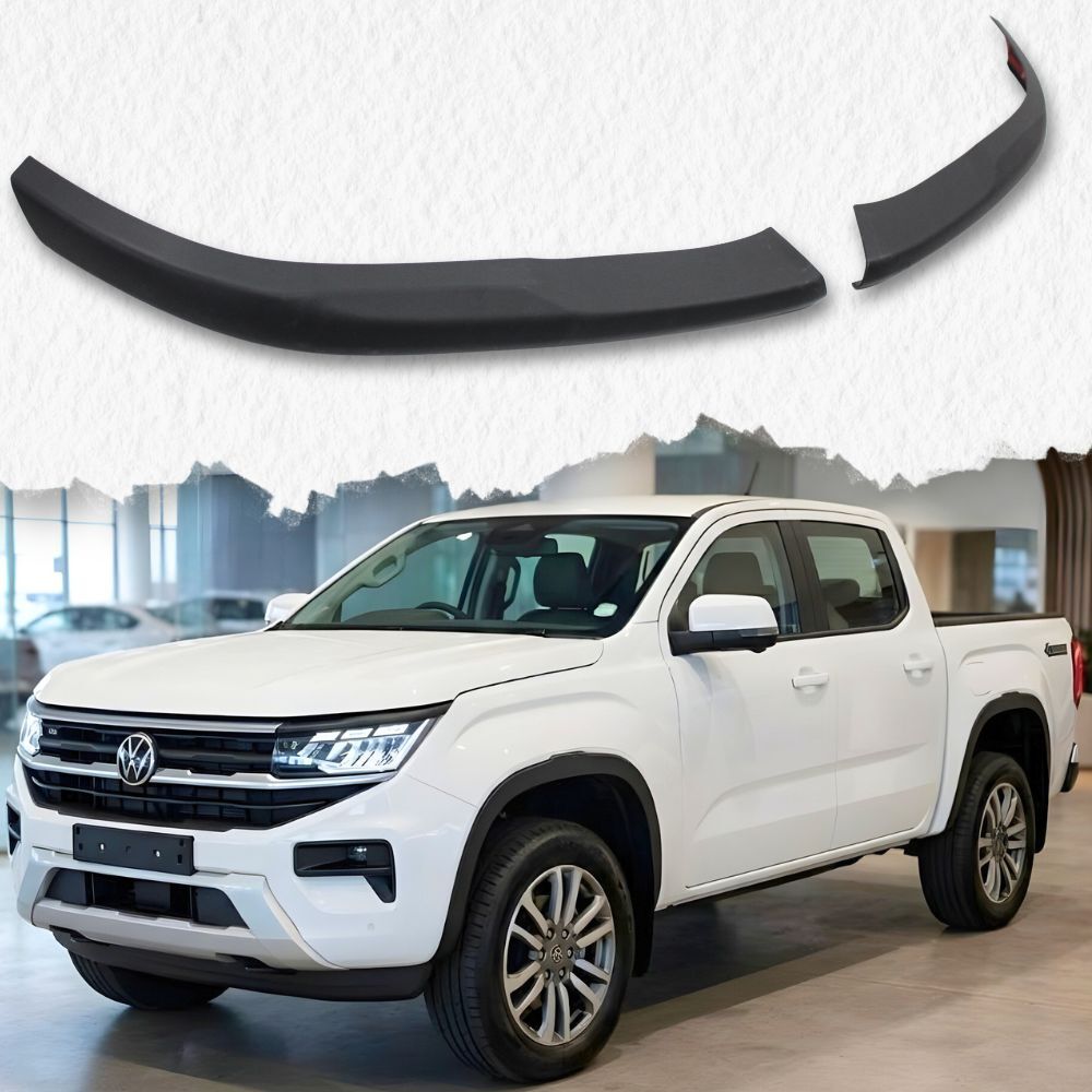 Matte Black Head Light Lamp Front Cover Trim Fits Next Gen Amarok 2023 Onwards