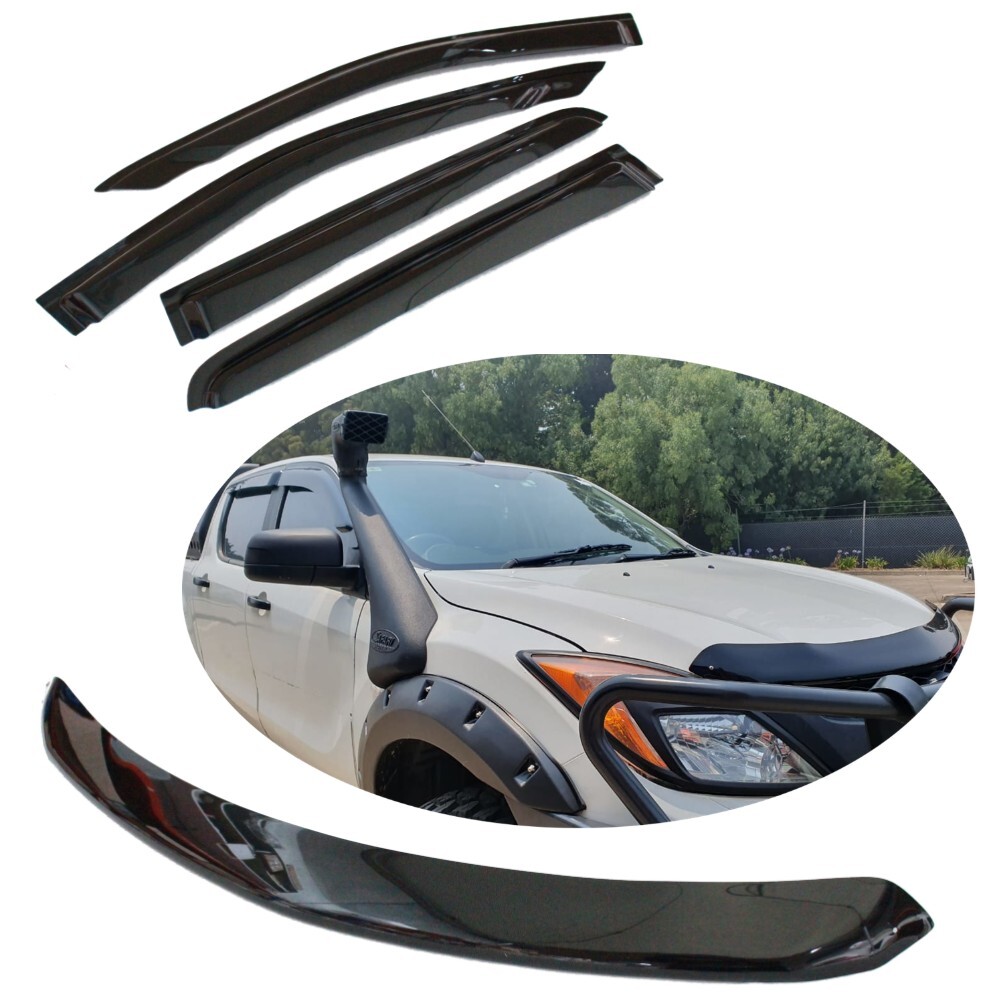 Weather Shields And Bonnet Protector Suits Mazda Bt50  2011 - 2018 Bt-50
