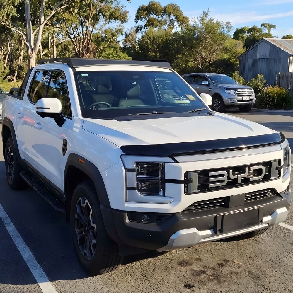 Bonnet Protector Suits BYD Shark 6 2024 Onwards Models Guard Black Visor Wind