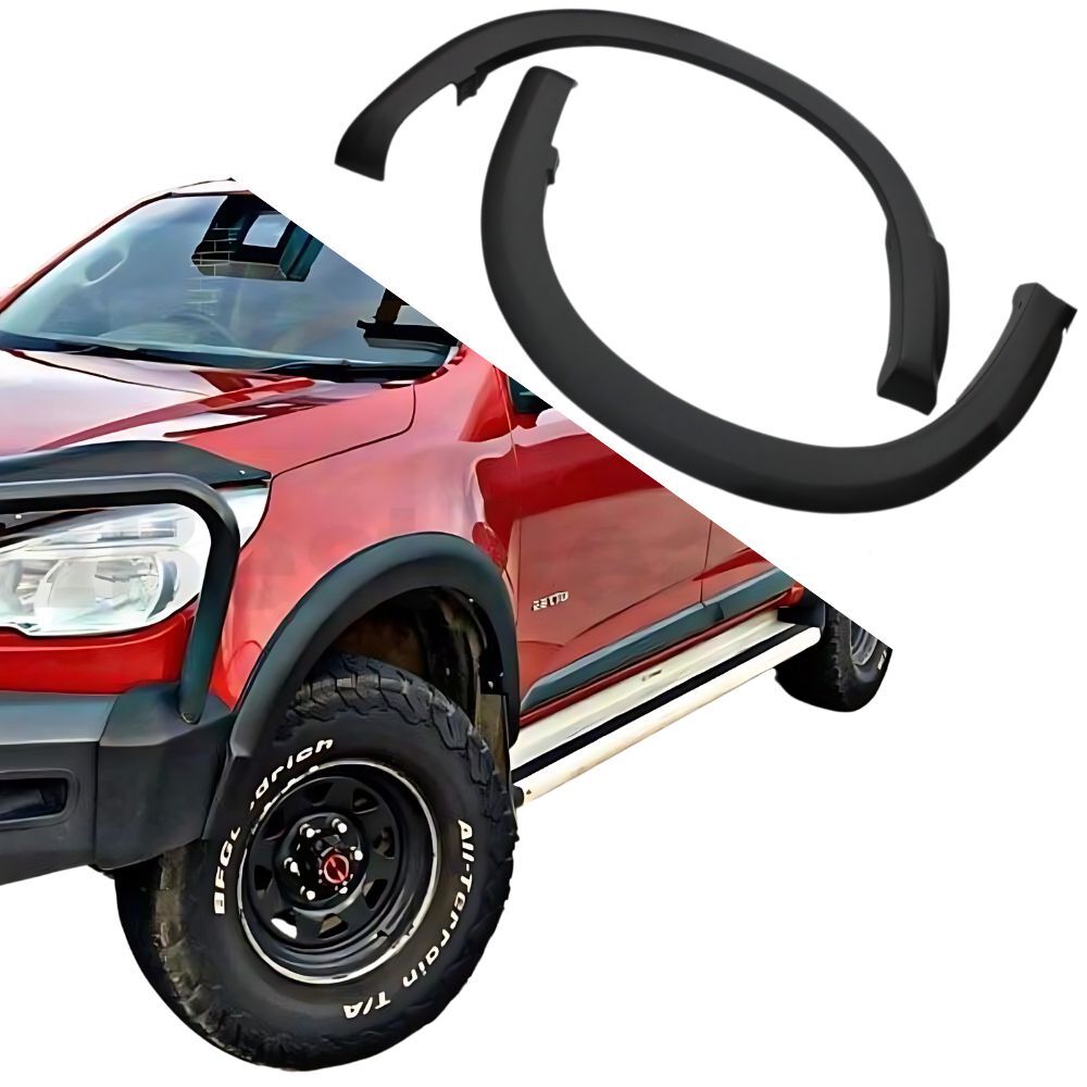 Front Matte Black Fender Flares Oem Style Fits Holden Colorado 2012 - 2016 