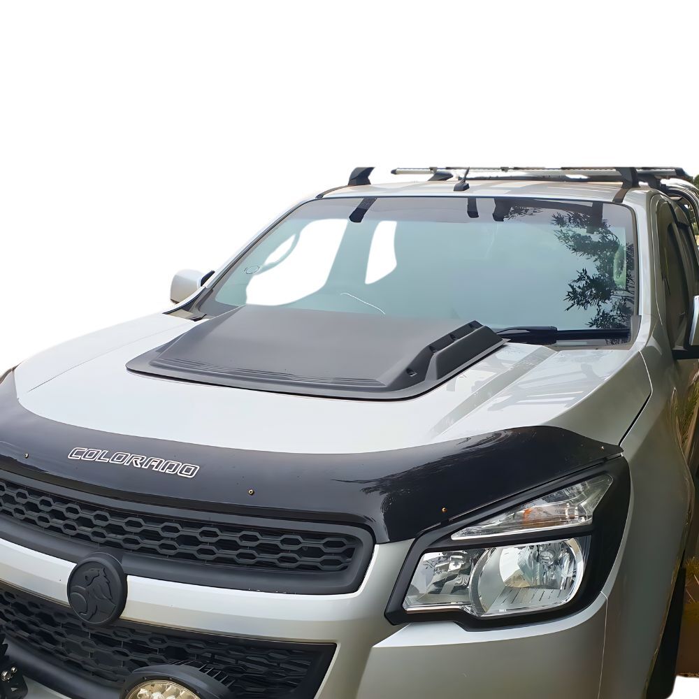 Matte Black Bonnet Scoop (WITH BOLTS) fits Holden Colorado and Trailblazer 2012 Onwards