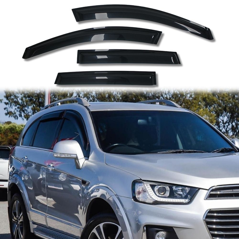 Weather Shields Fits Holden Captiva 2006 - 2017 Window Visors Weathershields
