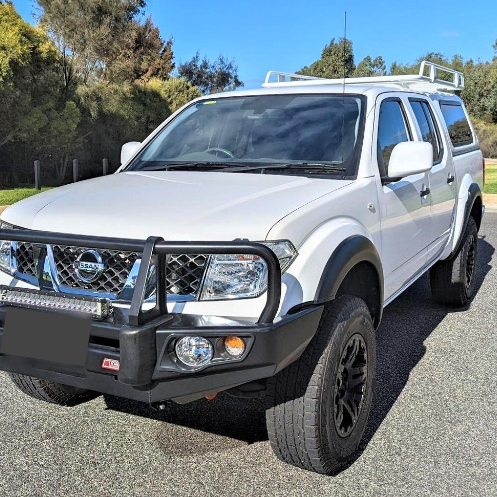 Matte Black Slim OEM Flares Fenders Suits Nissan Navara D40 Wheel Black ST ST-X Thai Build Smooth