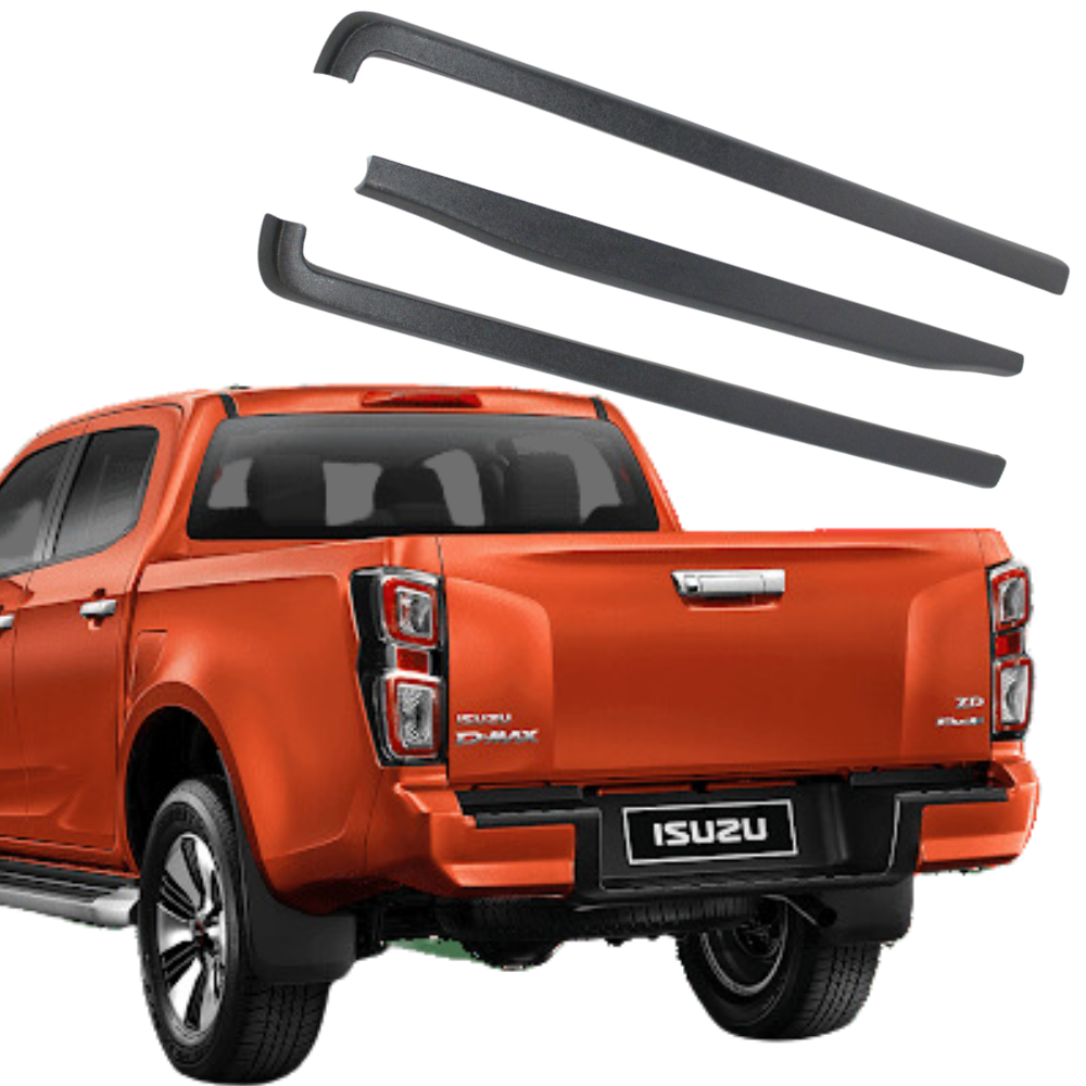 Tub Rail Trim Cover Guard Cap Protector Fits Isuzu D-max D max RG 2020 Onwards Dual Cab Liner