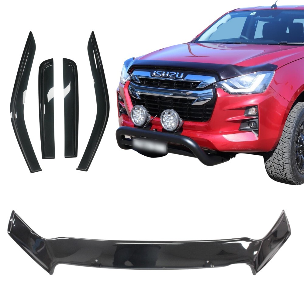 Bonnet Protector And Weather Shields Suit Isuzu Dmax D-max 2021+ Models Weathershields 