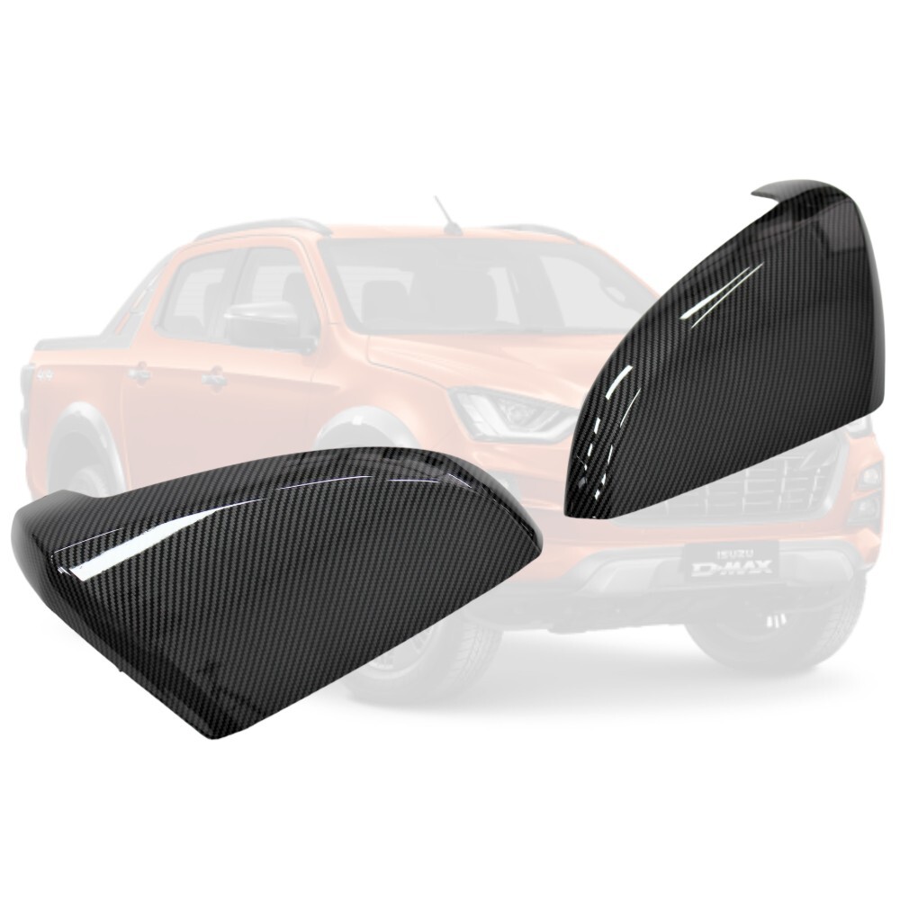 Carbon Fiber Mirror Covers Suitable For Isuzu D-MAX Late 2020+ Onwards DMAX
