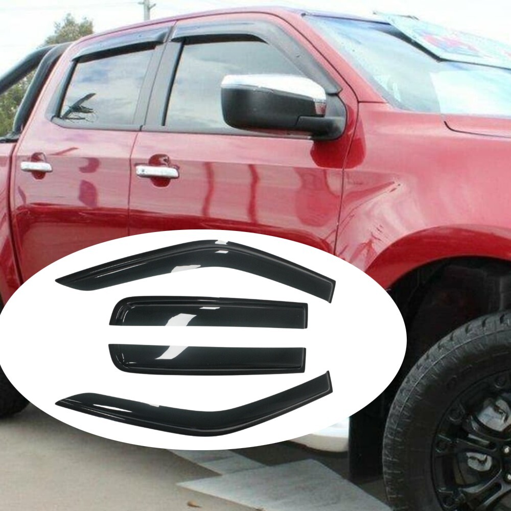 Weather Shields Suit Isuzu DMAX 2021+ Onwards Cover Protection Black D-Max Weathershields BT50 2021