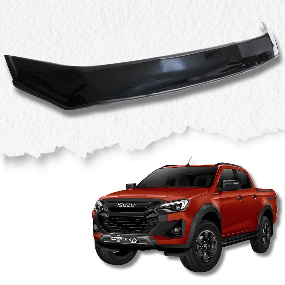 Bonnet Protector Suitable For Isuzu Dmax D-max 2024 Onwards Models Shields Guard Visor Wind Black