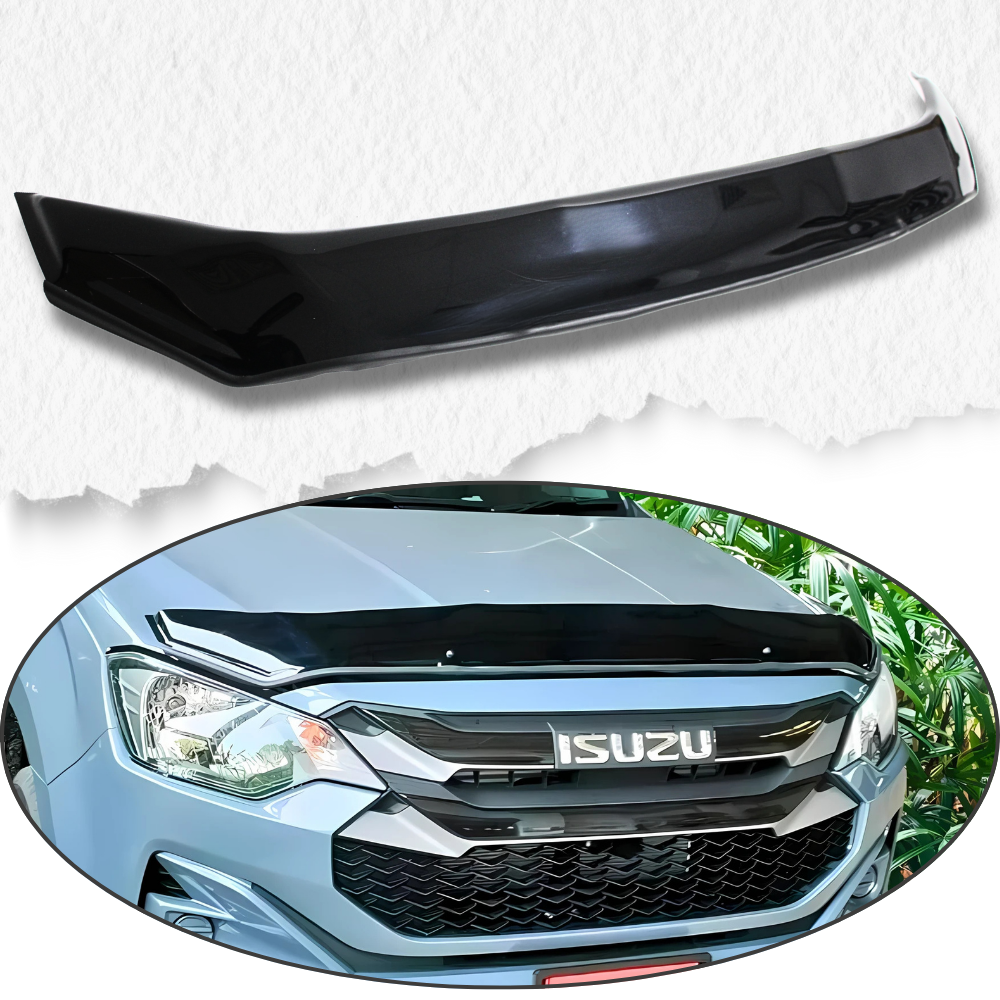 Bonnet Protector Suitable For Isuzu Dmax D-max 2024 Onwards Models Shields Guard Visor Wind Black