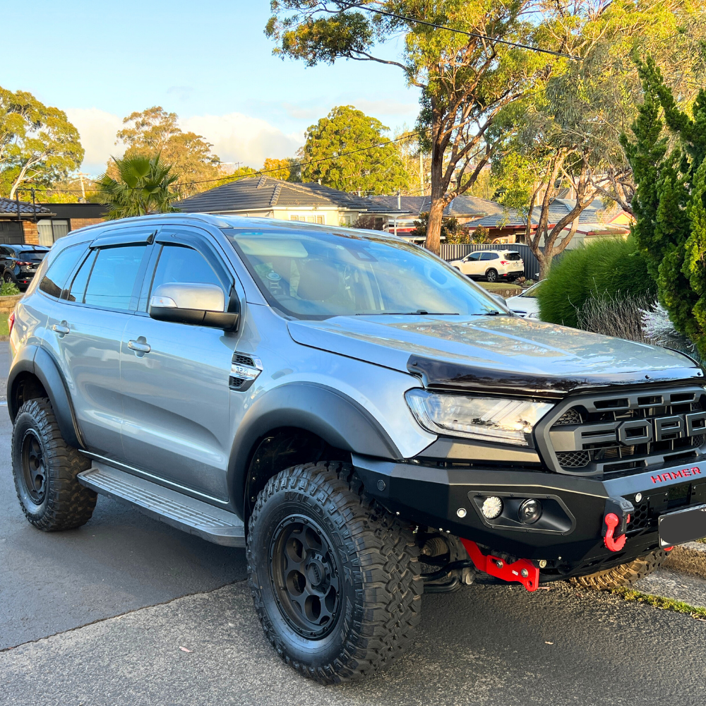 Matte Black OEM Fender Flares For Ford Everest 2015 to 2020 with Adhesive tape