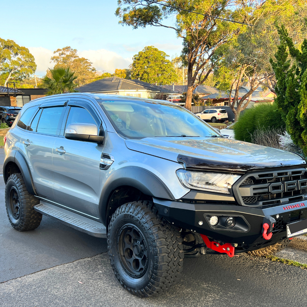 OEM Fender Flares For Ford Everest 2015 to 2020 with Adhesive tape Matte Black 