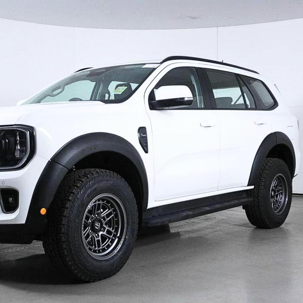  Matte Black OEM Fender Flares With Sensor Fits Ford Everest 2022 Onwards