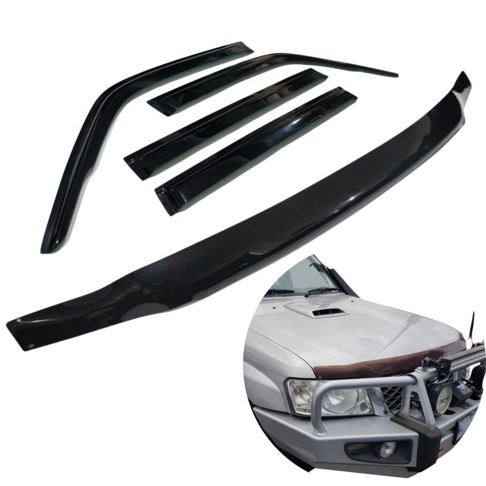 Bonnet Protector & Weathershields for Nissan Patrol 2004-2015 GU series 4 5 6 7
