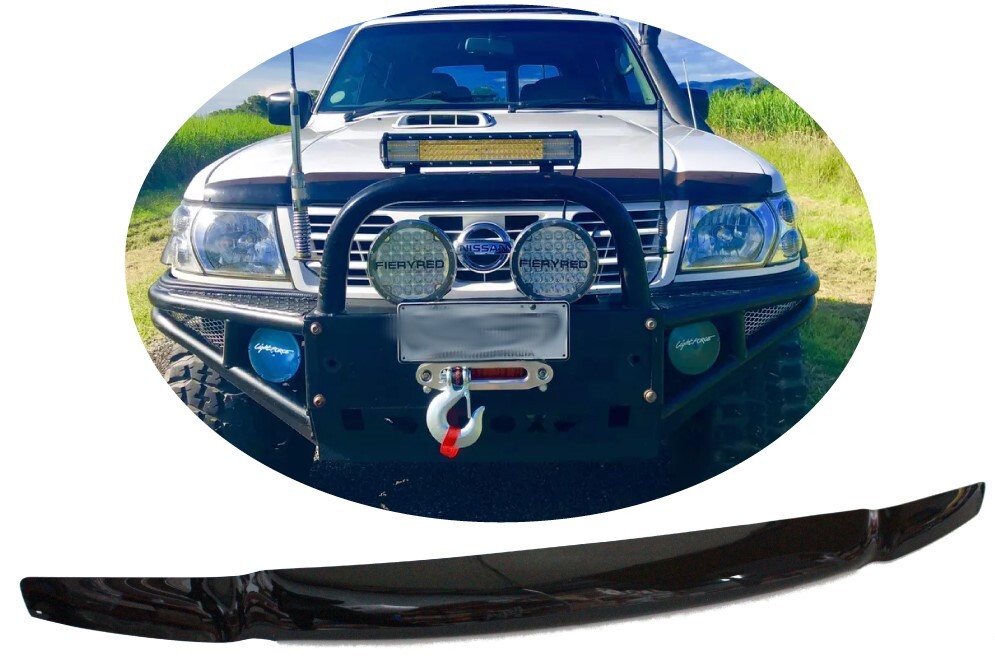Bonnet Protector Suits Nissan Patrol GU Y61 Wagon 1998 - 2004 and Ute 1998 - 2006 Series 1, 2 and 3