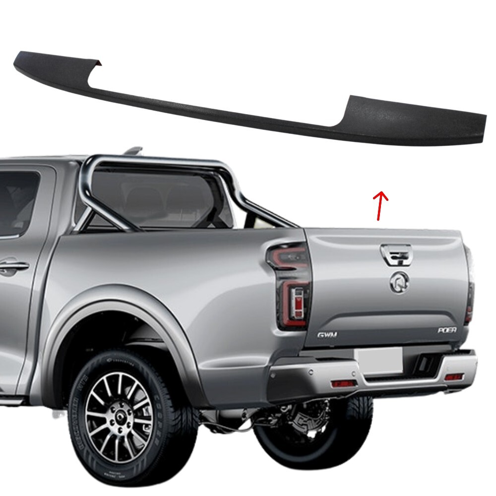 Tailgate Rail Trim Cover Protector Fits GWM UTE Cannon 2020 Onwards Tail Gate Door