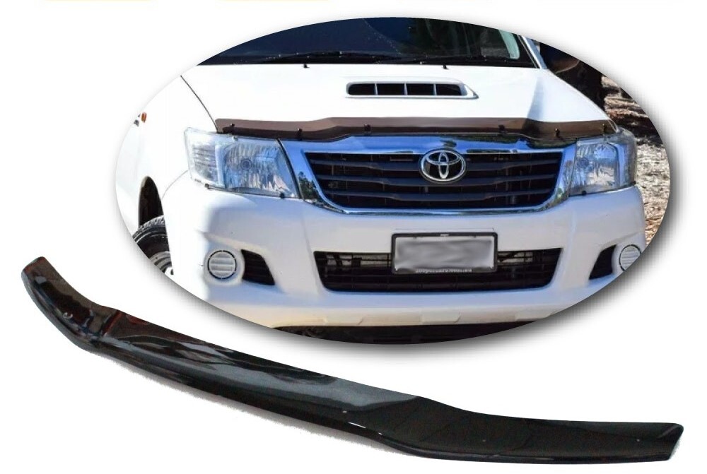 Bonnet Protector Suitable For Toyota Hilux 2012 - 2015 (Black Tinted)