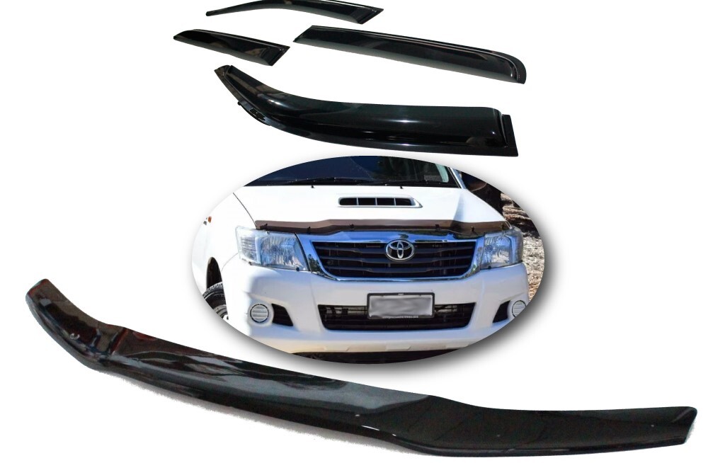 Bonnet Protector & Weather Shield Suitable For Toyota Hilux 2012 - 2015