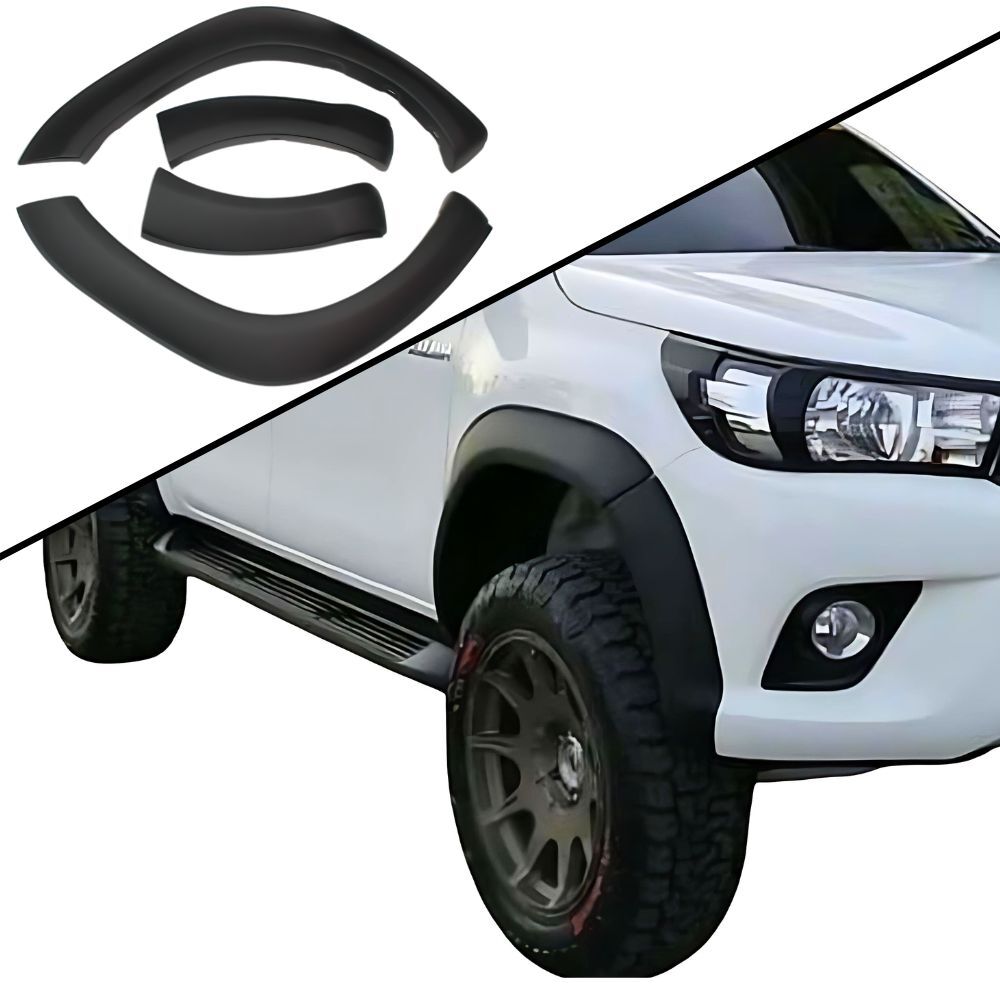 Front Flares suitable for Toyota Hilux SR5 SR TRD LATE - 2018 2019 2020