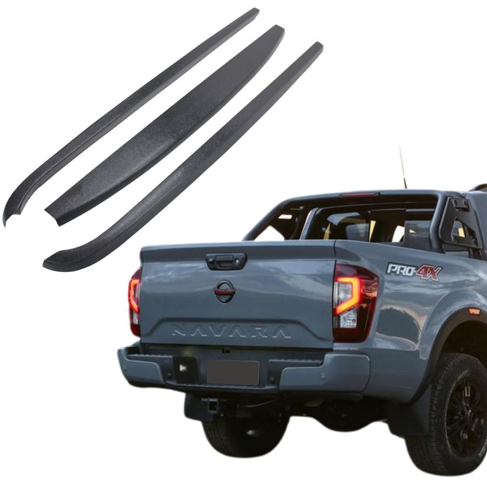 Tub Rail Trim Cover Guard Cap Protector Fits Nissan Navara NP300 2021 Onwards Dual Cab Liner