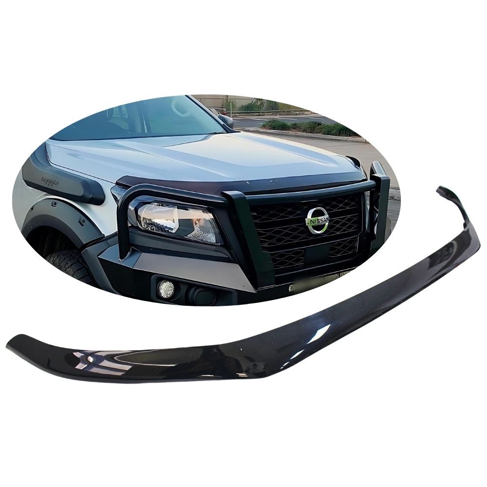 Bonnet Protector Suits Navara Np300 Facelift 2021+ OEM Style Cover Visor Guard Wind Hood