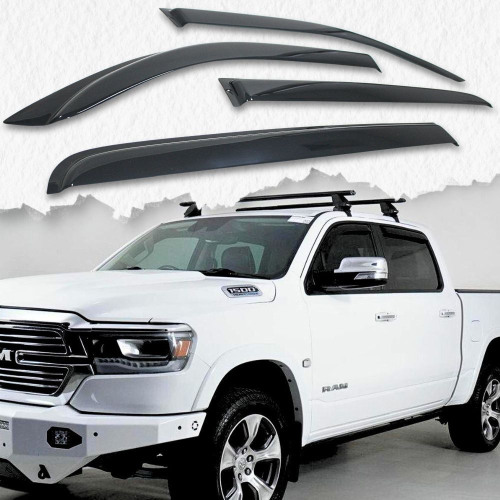 Weather Shields Fits RAM 1500 DT 2020 Onwards Window Visors Weathershields