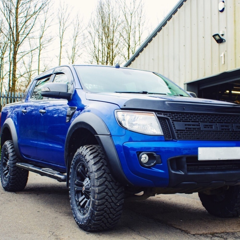 MATTE BLACK FENDER FLARES FITS FORD RANGER PX1 2011-2015 OEM