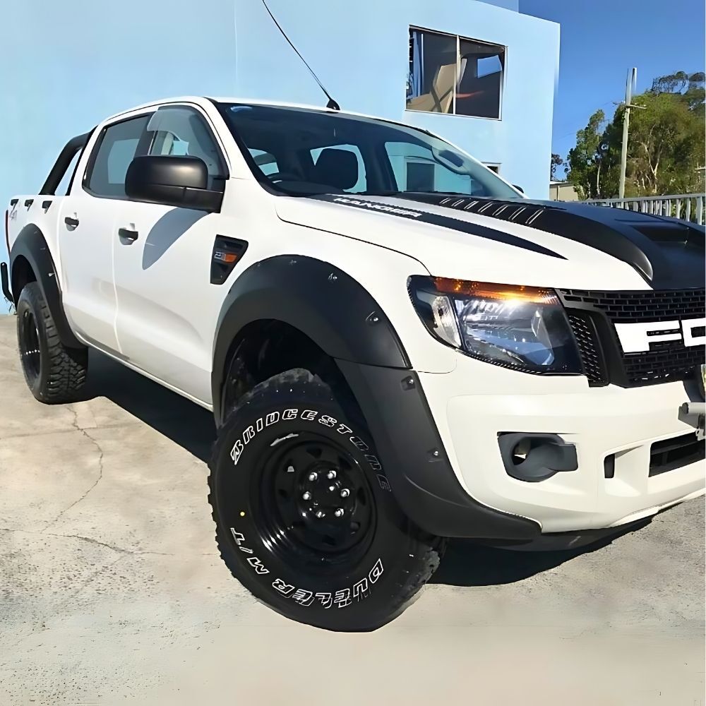 Pocket Style Matte Black Flares for Ford Ranger PX1 2011-2015