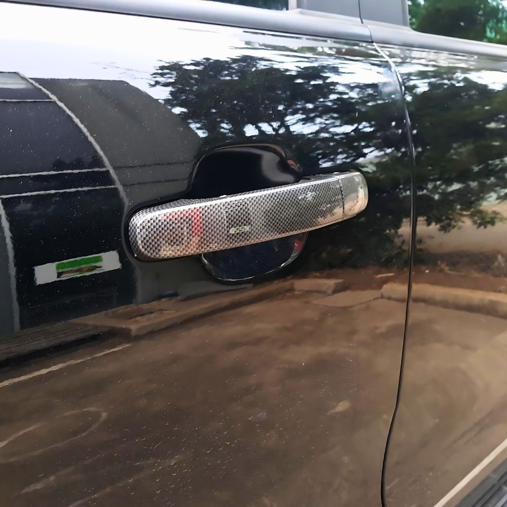 Door Handle Covers Carbon Fibre style FITS Ford Ranger 2012-19 Everest