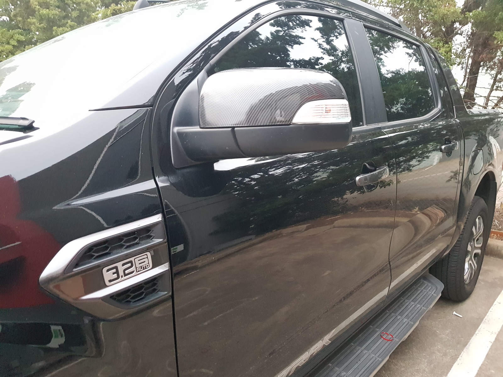 Mirror Covers Carbon Fibre style FITS Ford Ranger 2012-19 Everest