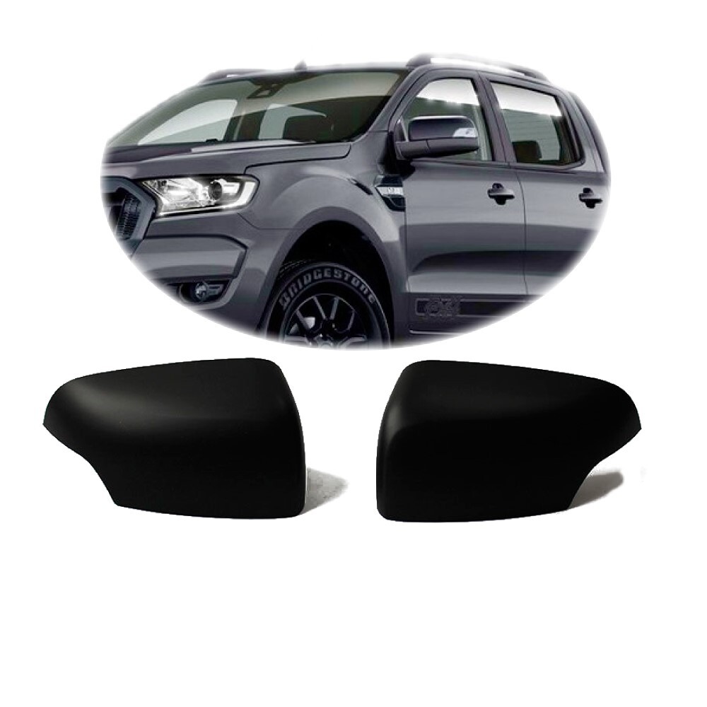 Mirror Covers Matte Black FITS Ford Ranger PX1 PX2 PX3 2012-19 Everest