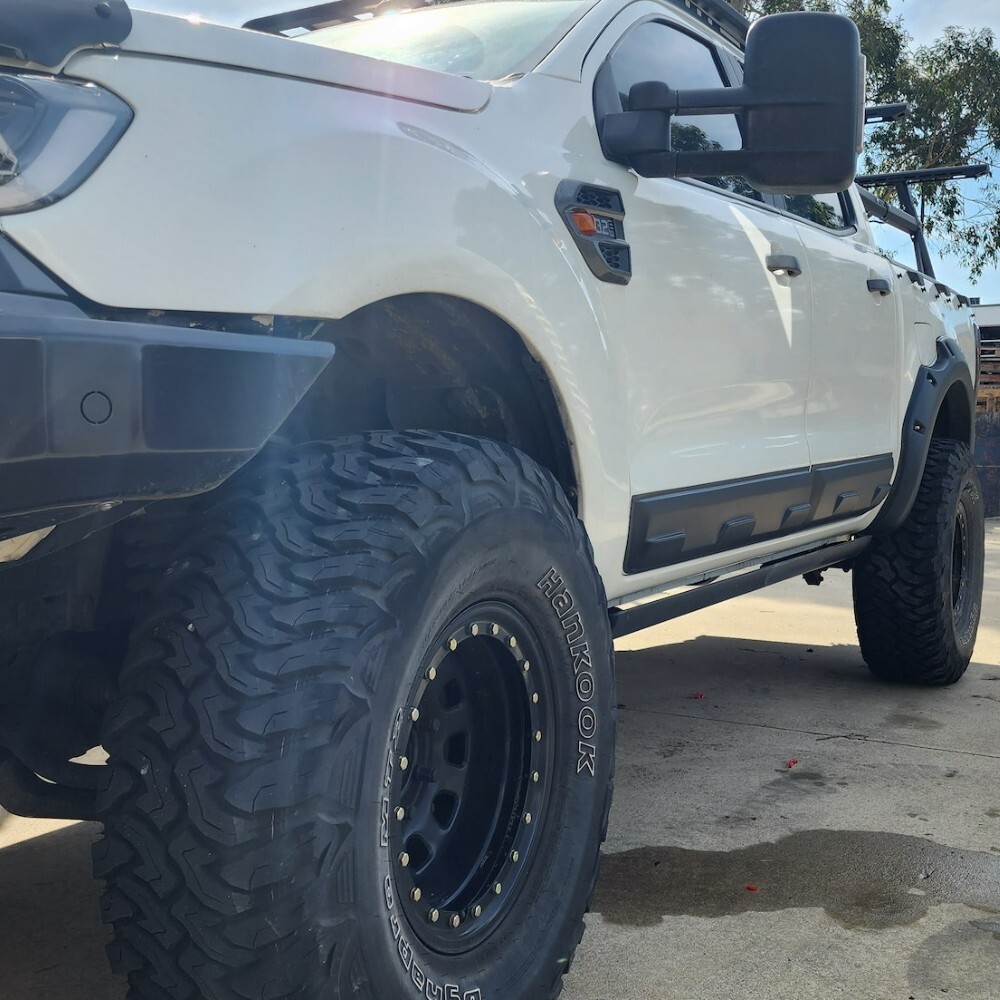 Cobra 4x4 Slim Door Body Cladding Black suitable for Ranger PX PX2 PX3 2012 Onwards V2