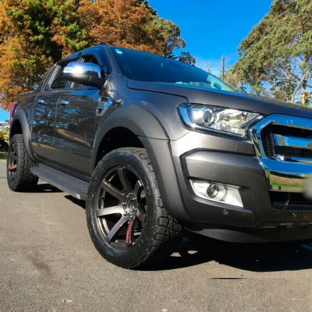 Ford Ranger PX2 Fender Flares Kit 2015 - 2018 Matte Black (Adhesive tape)