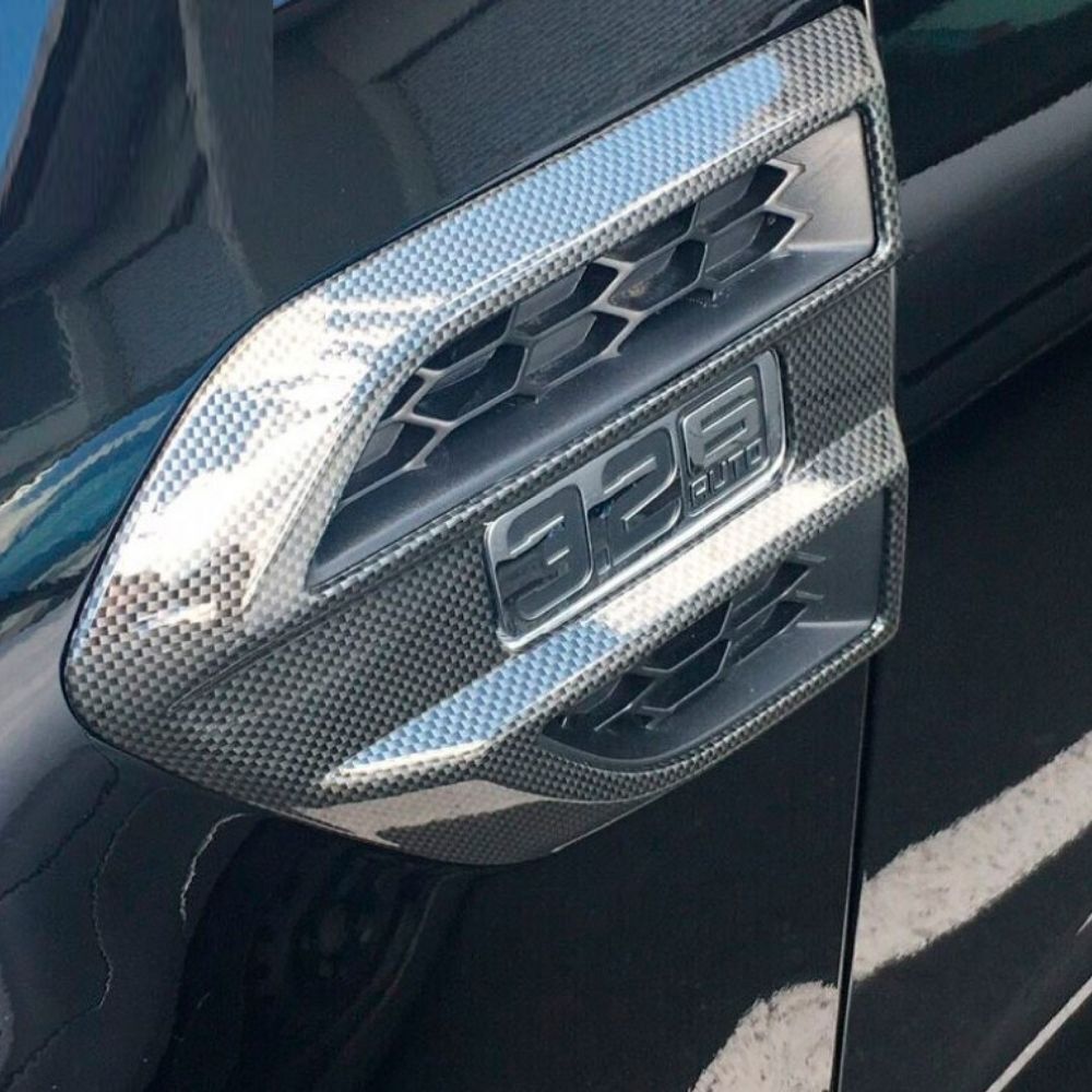 Carbon Fibre style Side Wind Covers FITS Ford Ranger 2015 - 2020 Everest PX 2 MK2 PX2 PX3 