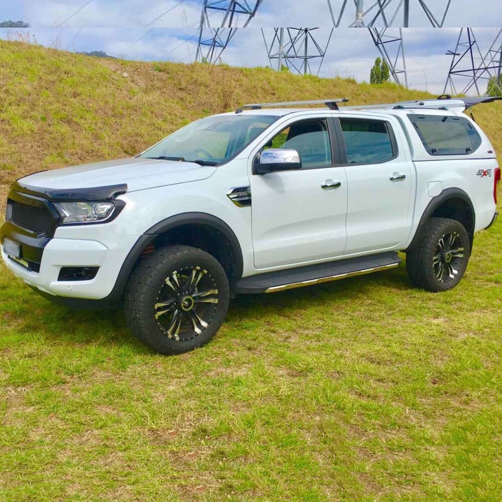 THIN FLARES FITS FORD RANGER PX3 2018+ MATTE BLACK SMOOTH