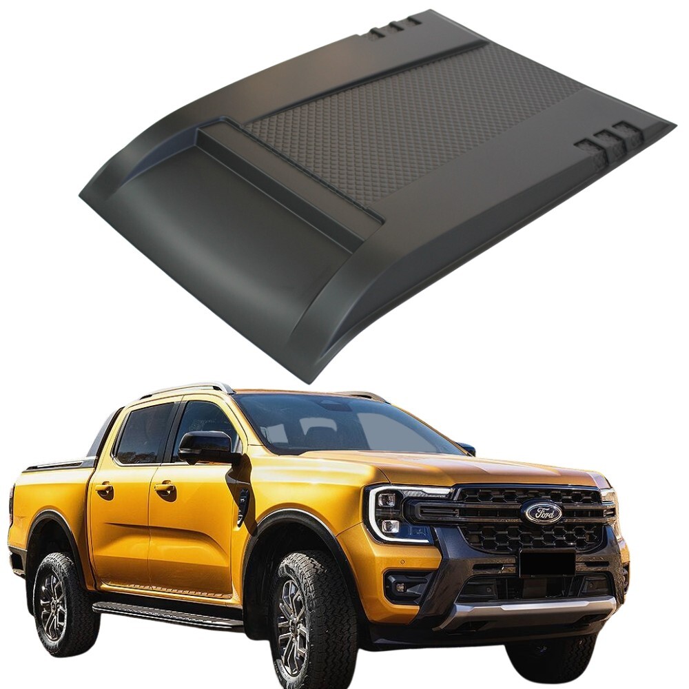 Matte Black Bonnet Scoop Fits Ford Ranger & Everest Next Gen 2022 + MY22 Hood