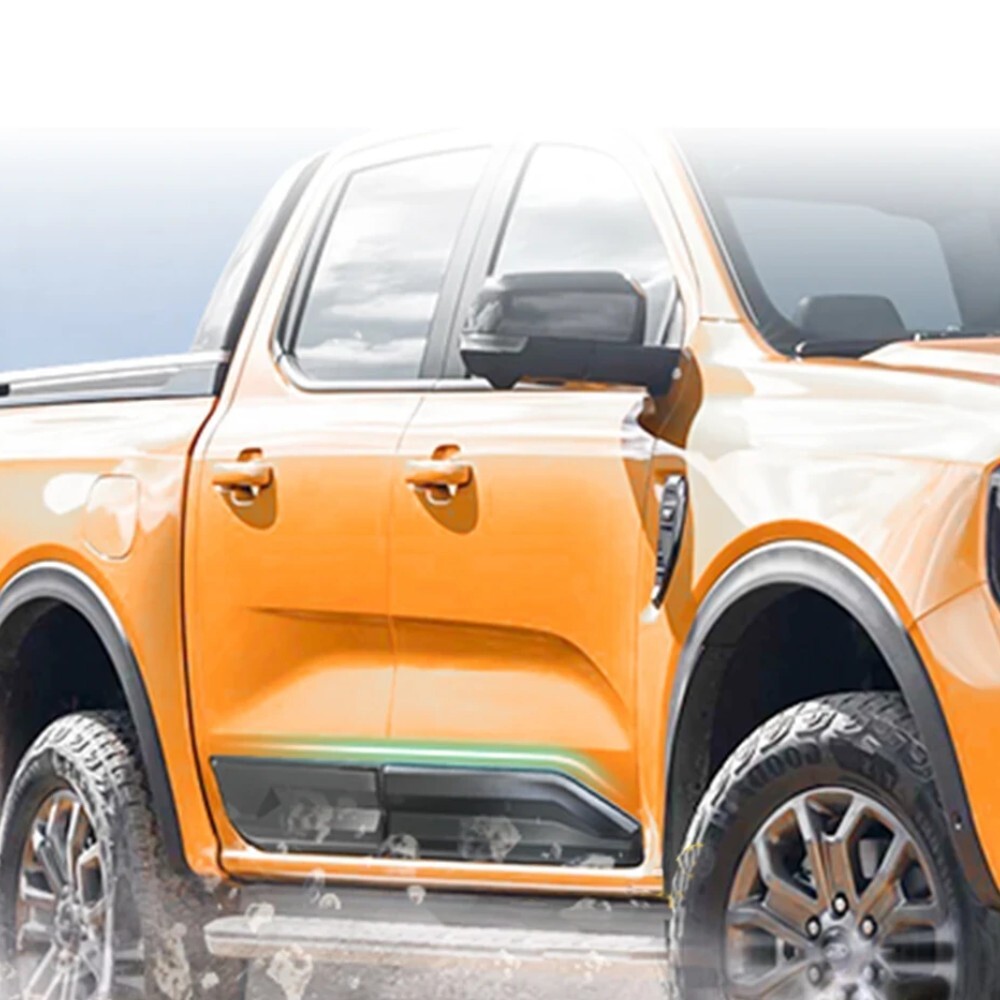 Cobra 4x4 Slim Door Body Cladding Black suitable for Ranger Next Gen 2022 Onwards