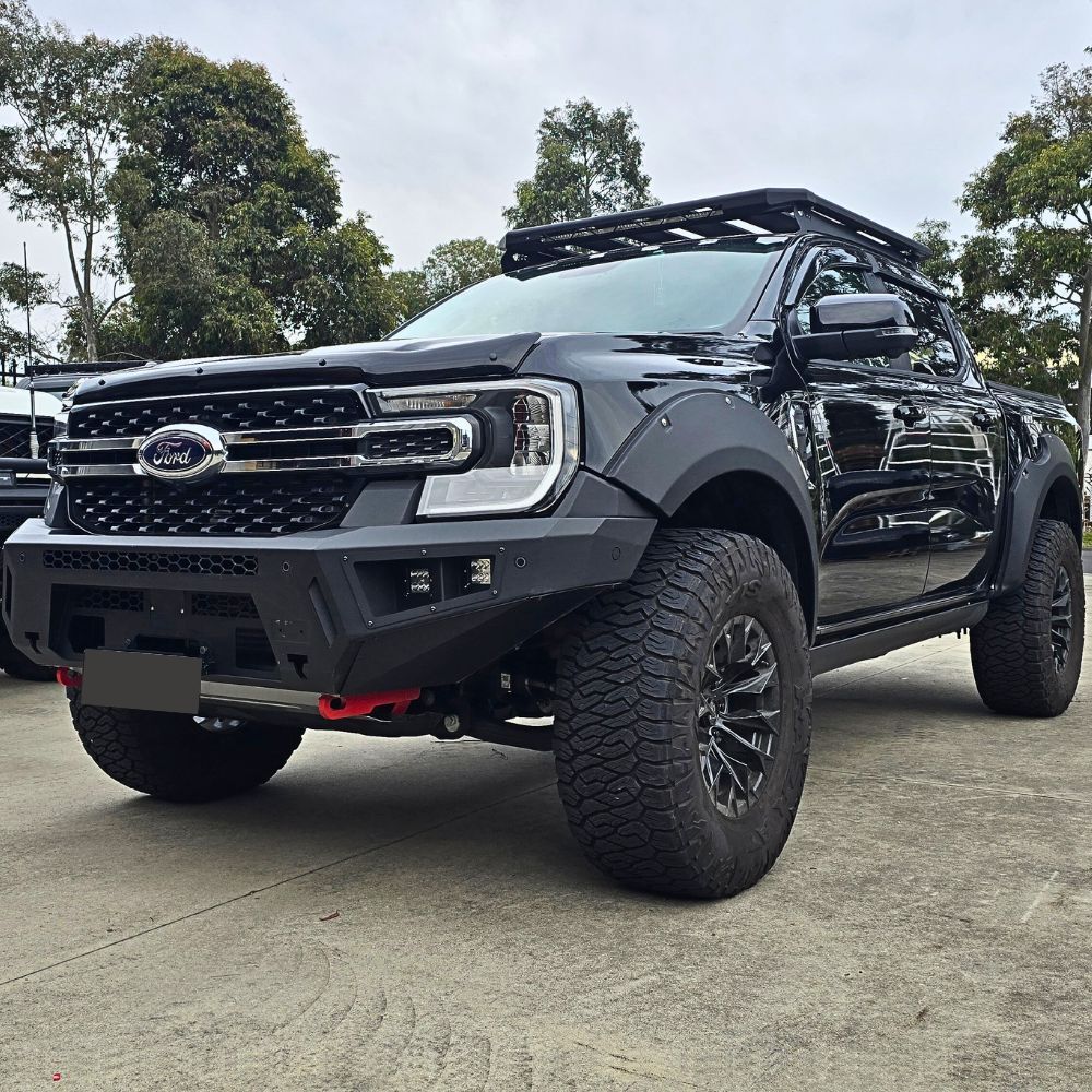 Pocket Style Matte Black Fender Flares For Ford Ranger Next Gen 2022 + MY22 Dual Cab