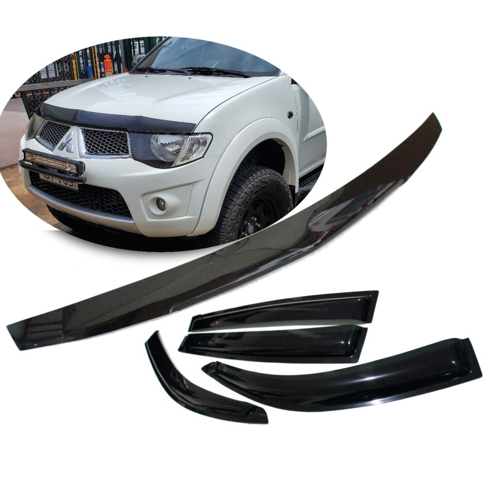 Mitsubishi Triton MN ML 2006-2014 Bonnet Protector & Weather Shields