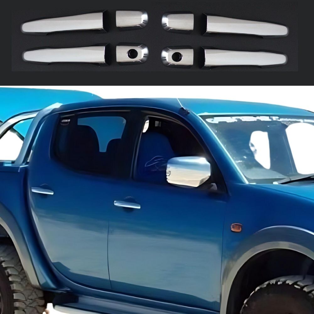 Chrome Door Handle Covers SUIT Mitsubishi Triton 2006-2014