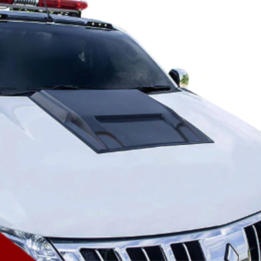 Matte Black Bonnet Scoop Fits Mitsubishi Triton MQ 2015 - 2015 2016 2017 2018