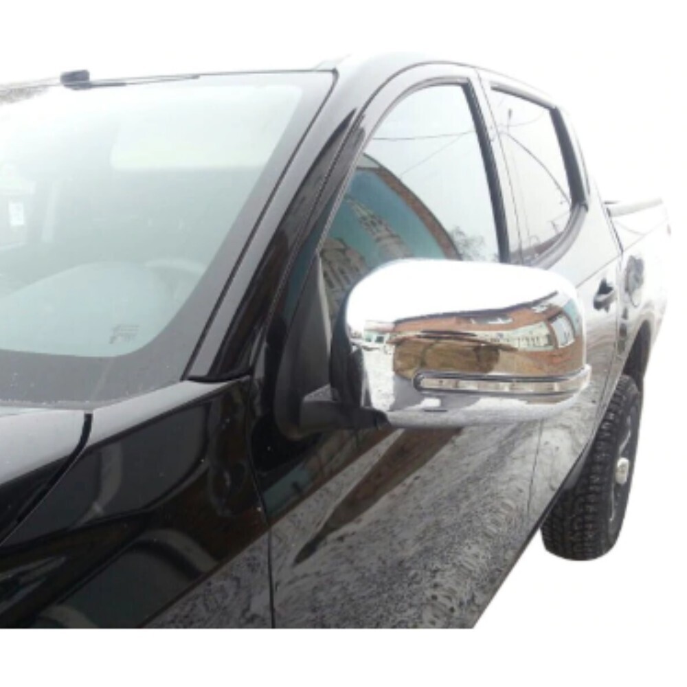 Chrome Mirror Covers with LED fits Mitsubishi Triton 2015 2016 2017 2018