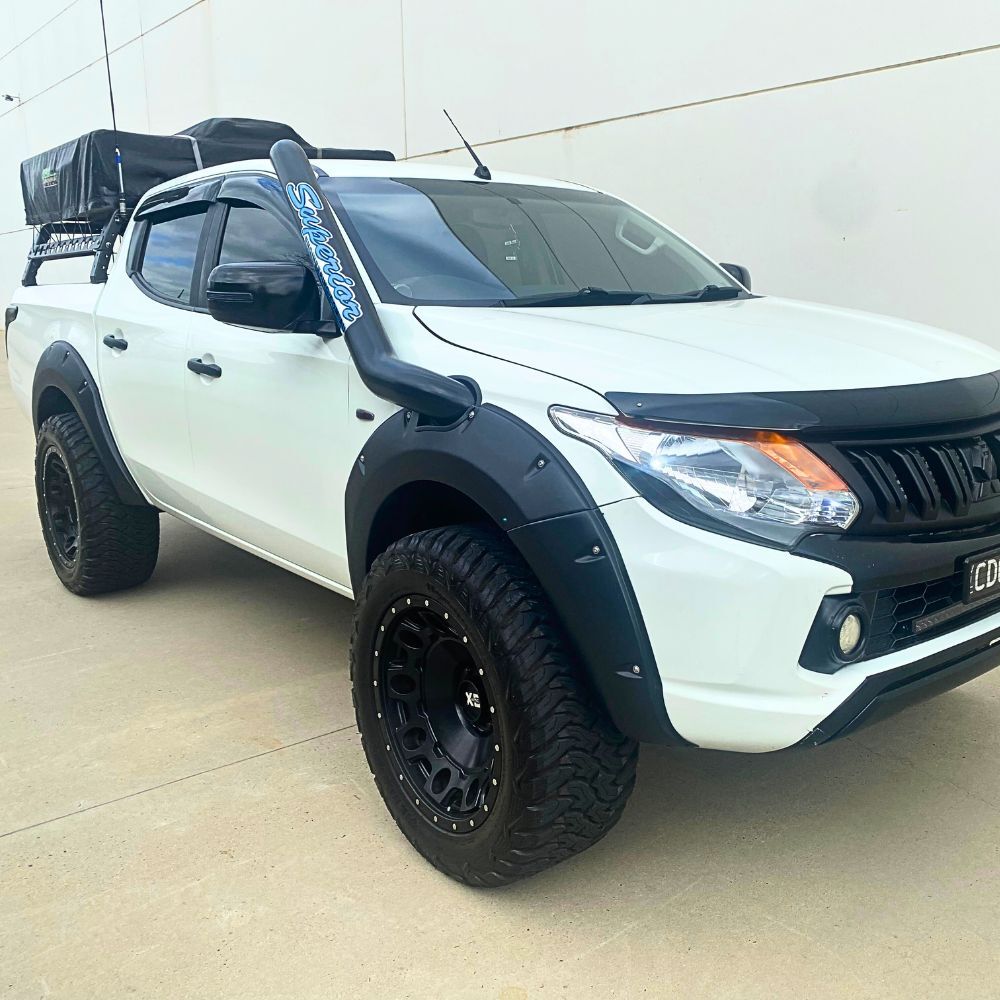 Pocket Style Fender Flares Suits Mitsubishi Triton MQ 2015 2016 2017 2018 V2