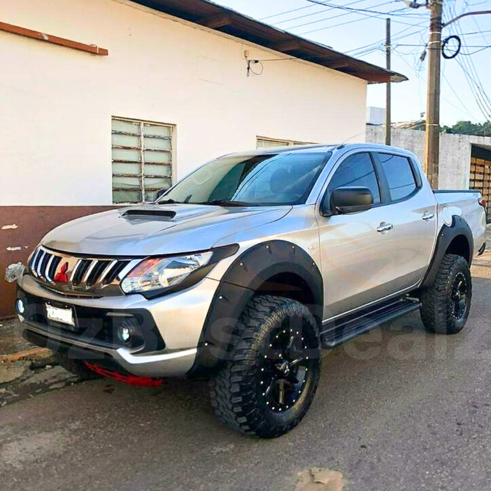 Pocket Style Fender Flares Suits Mitsubishi Triton MQ 2015 2016 2017 2018 V2