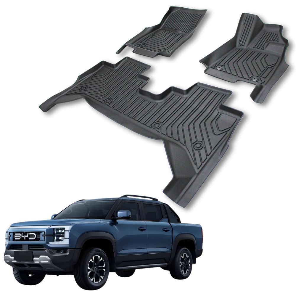 5D TPE Floor Mats Liner suits BYD Shark 6 2024 Onwards Carpet Plastic Rubber Mat